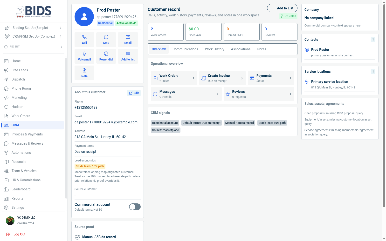 3Bids — The $1 Operating System for Home Services